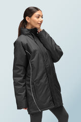 ¾ Length Women's Coat Black