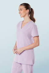 Ari Two-pocket Scrub Top Blush Pink