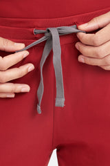 Neo Scrub Joggers Burgundy