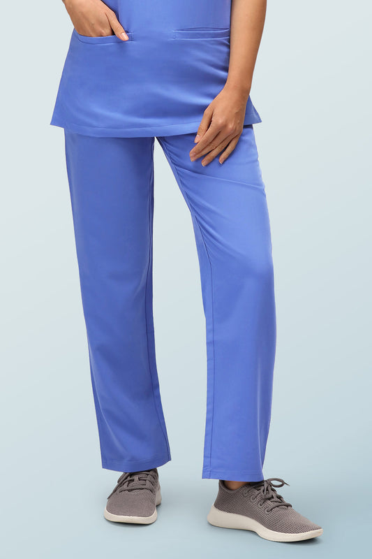 Arlo Scrub Trousers Ceil Blue