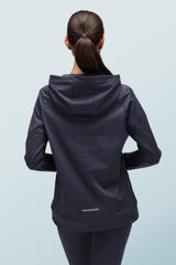 Fleece-Lined Hoodie Navy