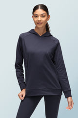 Fleece-Lined Hoodie Navy