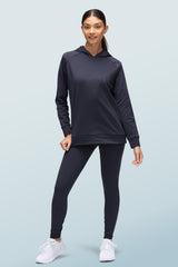 Fleece-Lined Hoodie Navy