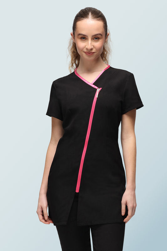 Eve Black With Cerise Trim