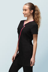 Eve Black With Cerise Trim