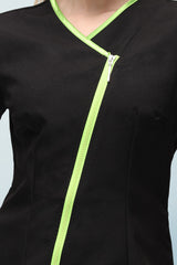 Eve Black With Lime Trim