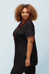 Eve Black With Red Trim