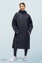 Longline Women's Coat Navy