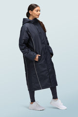 Longline Women's Coat Navy