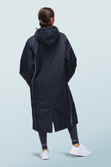 Longline Women's Coat Navy