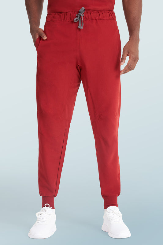 Maxwell Scrub Joggers Burgundy