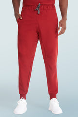 Maxwell Scrub Joggers Burgundy