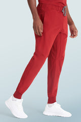 Maxwell Scrub Joggers Burgundy