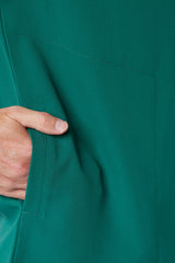 Miles Crew Neck Scrub Top Hunter Green