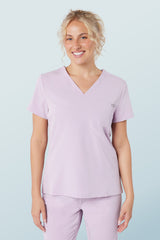 Nova One-pocket Scrub Top Blush Pink