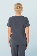 Nova One-pocket Scrub Top Pewter