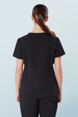 Nova One-pocket Scrub Top Black