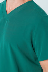Oscar Two-pocket Scrub Top Hunter Green