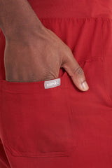 Otto Scrub Trousers Burgundy