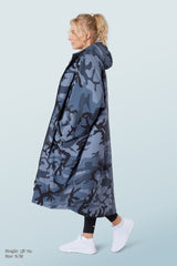 Thermal Robe Grey Camo Print