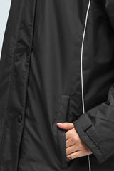Longline Women's Coat Black