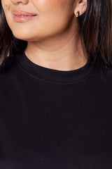 Crew Neck Sweatshirt Black