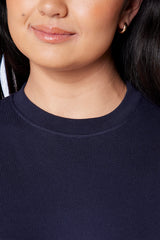 Crew Neck Sweatshirt Navy