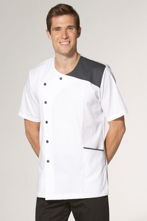 Etienne White With Grey Detail