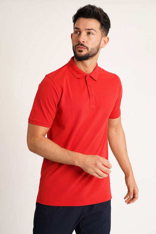 Active Core Mens Polo Red