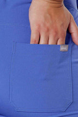 Arlo Scrub Trousers Ceil Blue