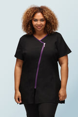 Eve Black With Purple Trim
