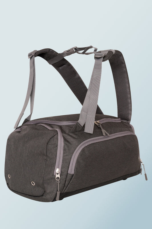 2-in-1 Holdall Backpack Grey