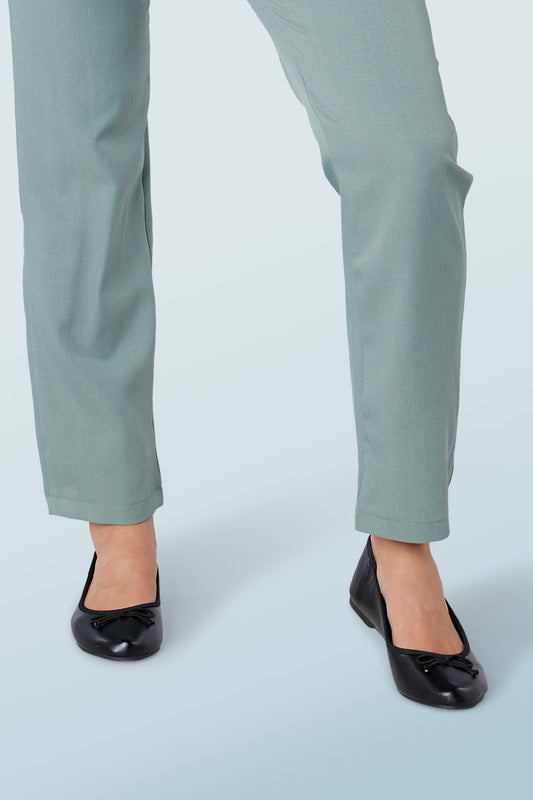 Black Faux Leather Pumps