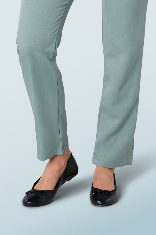 Black Faux Leather Pumps