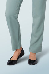 Black Faux Leather Pumps