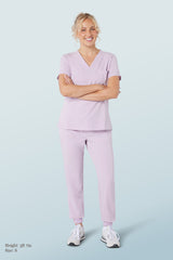 Nova One-pocket Scrub Top Blush Pink