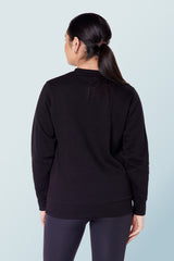 Crew Neck Sweatshirt Black