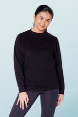 Crew Neck Sweatshirt Black
