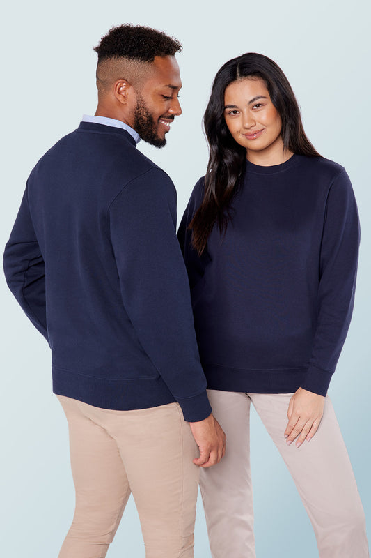Crew Neck Sweatshirt Navy