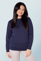 Crew Neck Sweatshirt Navy