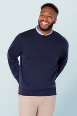 Crew Neck Sweatshirt Navy